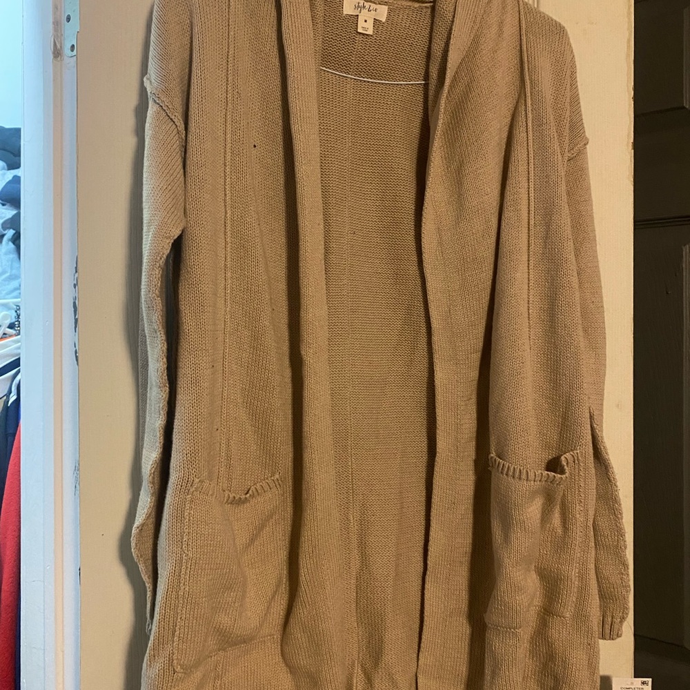 NWT style & co hooded sweater size M